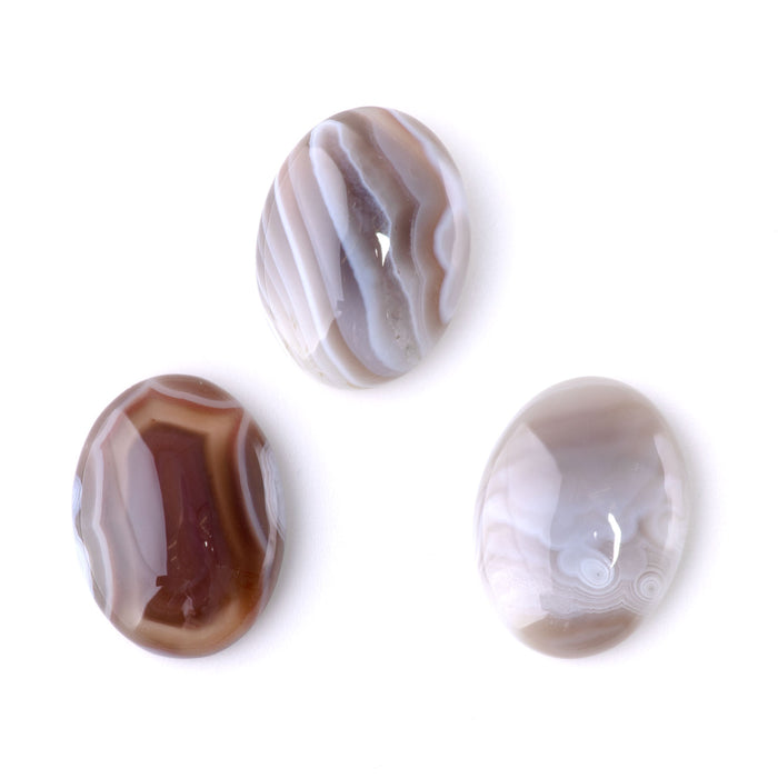 Botswana Agate 15x20mm A Grade Oval Cabochon