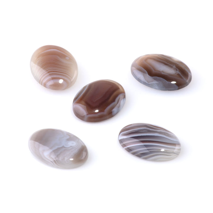 Botswana Agate 15x20mm A Grade Oval Cabochon