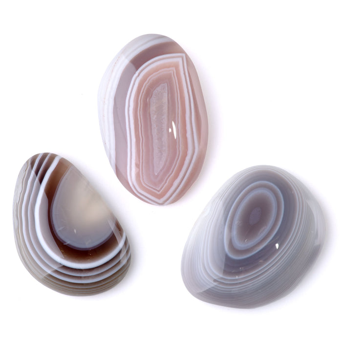 Botswana Agate 18-25x30-44mm AAA Grade Medium Free Form Cabochon