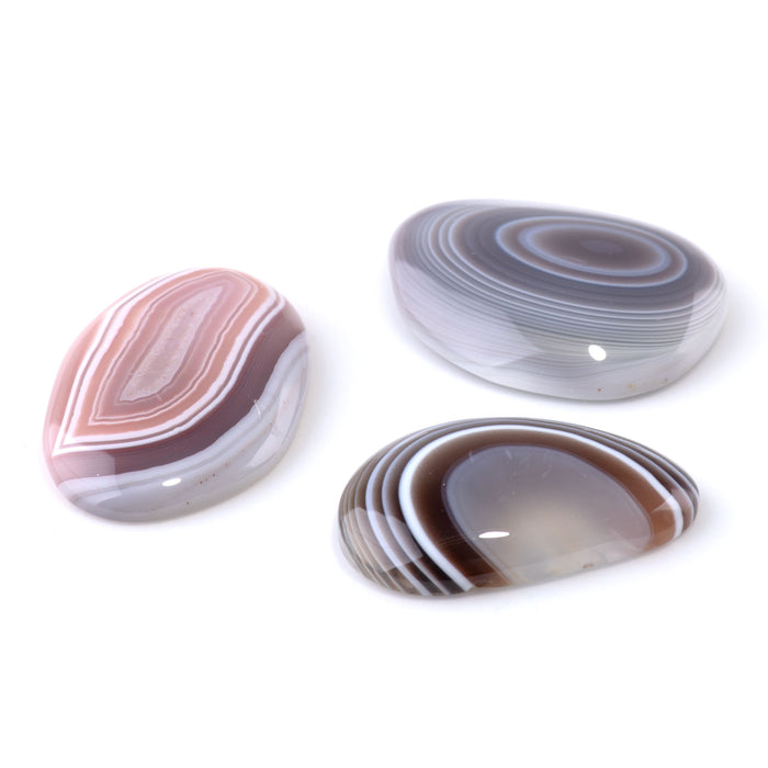 Botswana Agate 18-25x30-44mm AAA Grade Medium Free Form Cabochon