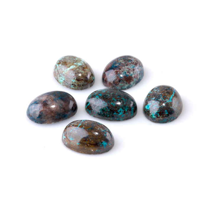 Chrysocolla 12x16mm A Grade Oval Cabochon