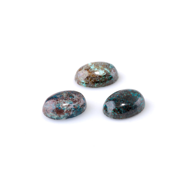 Chrysocolla 12x16mm A Grade Oval Cabochon