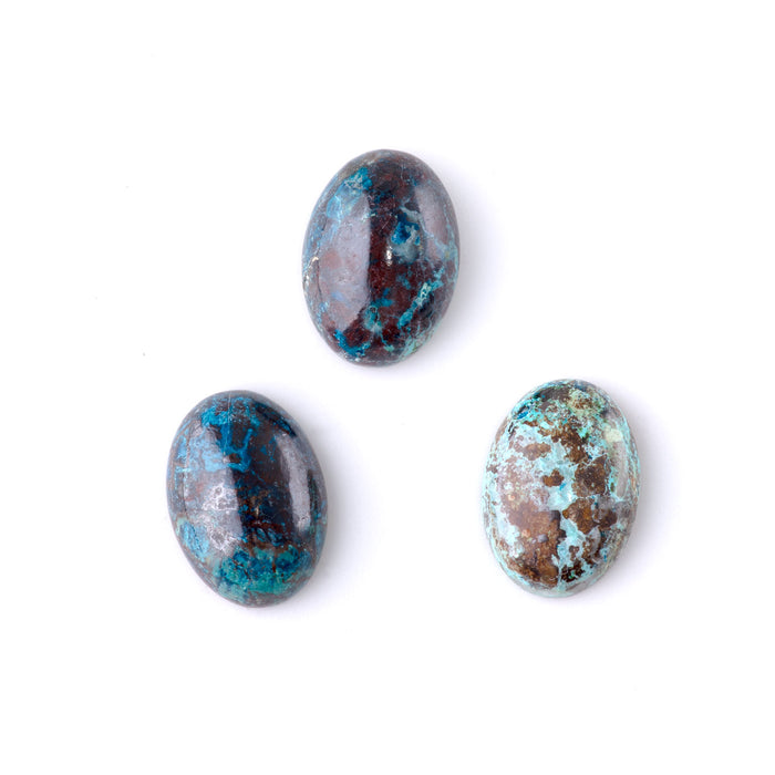 Chrysocolla 13x18mm A Grade Oval Cabochon