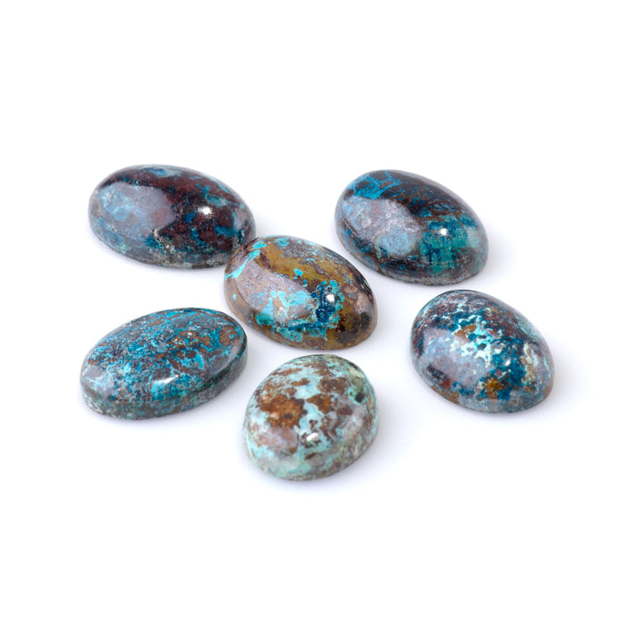 Chrysocolla 13x18mm A Grade Oval Cabochon