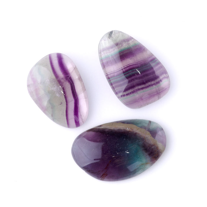 Fluorite 15-19x22-27mm AAA Grade Small Free Form Cabochon
