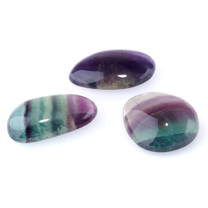 Fluorite 15-22x26-30mm AAA Grade Medium Free Form Cabochon