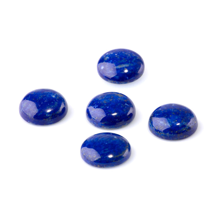 Lapis 15mm A Grade Coin Cabochon