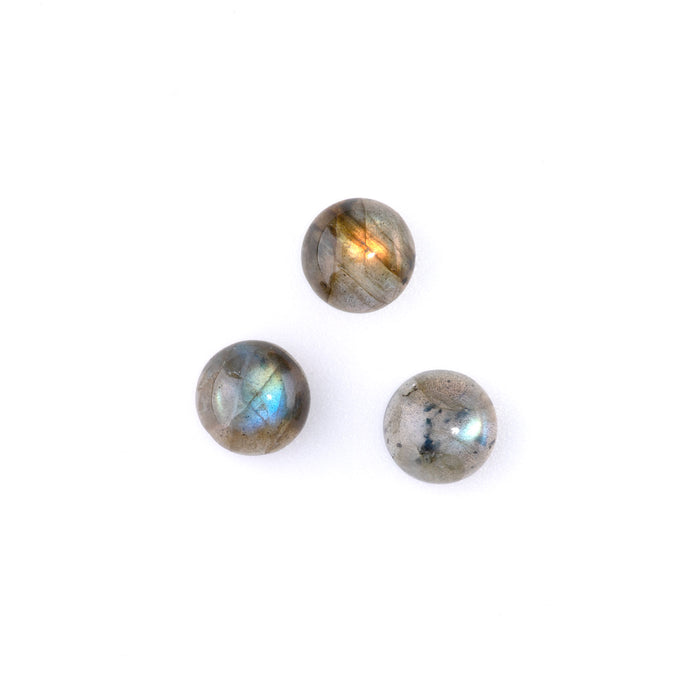 Labradorite 10mm A Grade Coin Cabochon