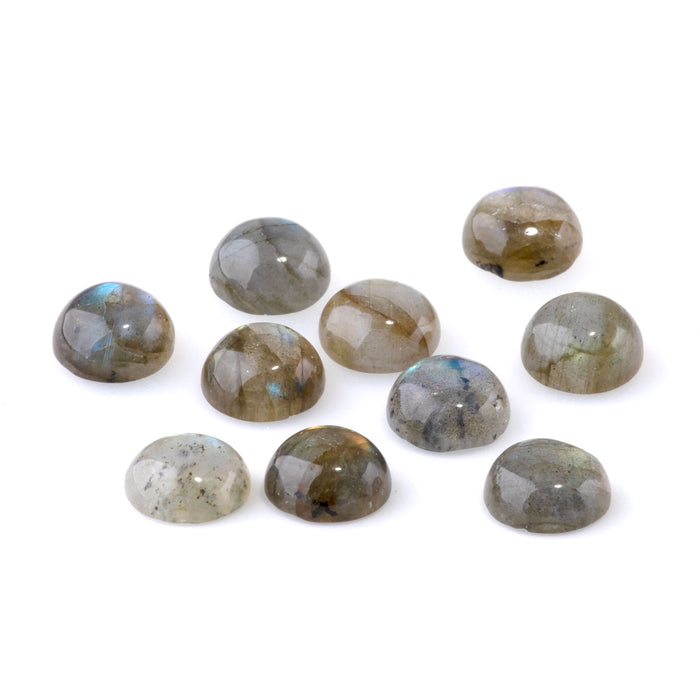 Labradorite 10mm A Grade Coin Cabochon
