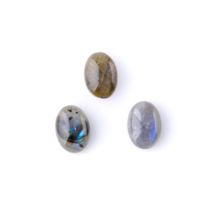 Labradorite 10x14mm AAA Grade Oval Cabochon