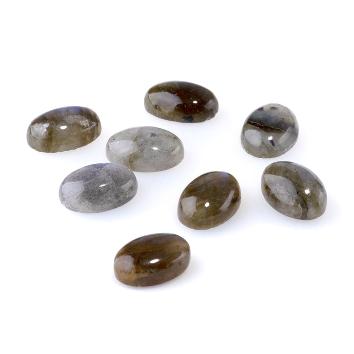 Labradorite 10x14mm AAA Grade Oval Cabochon