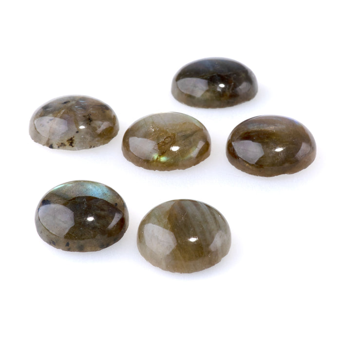 Labradorite 15mm AAA Grade Coin Cabochon