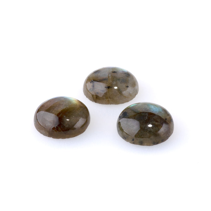 Labradorite 15mm AAA Grade Coin Cabochon