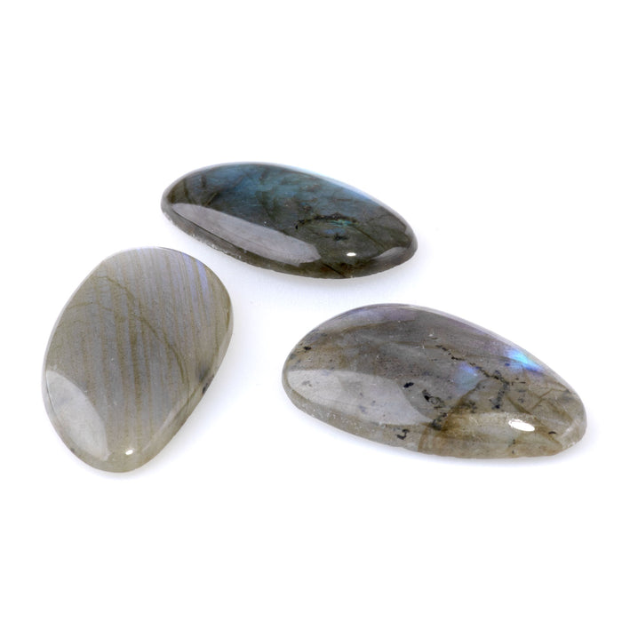 Labradorite 18-25x25-40mm AAA Grade Medium Free Form Cabochon