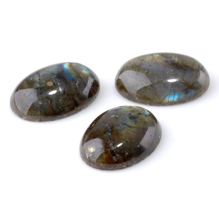 This is a Dakota Stones Labradorite cabochon from the Dakota Stones collection.