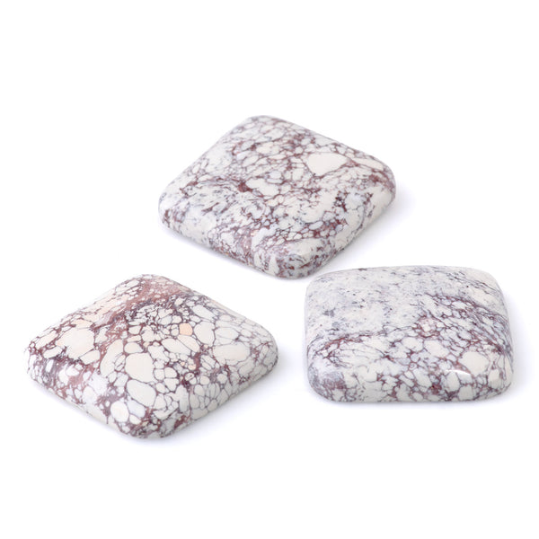 Wild Horse Magnesite 30mm AAA Grade Square Cabochon — Dakota Stones