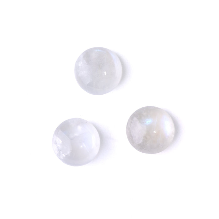 Moonstone 12mm AAA Grade Coin Cabochon