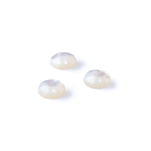 This is a Dakota Stones Mother of Pearl cabochon from the Dakota Stones collection.