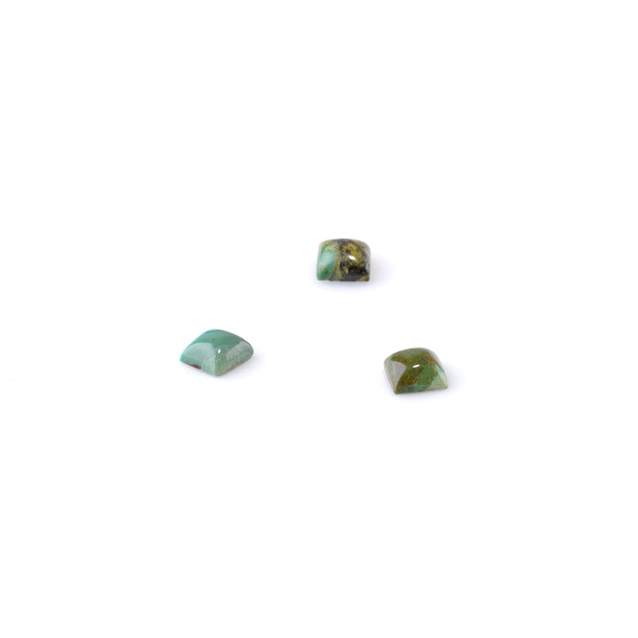 Hubei Turquoise 5mm Square Cabochon