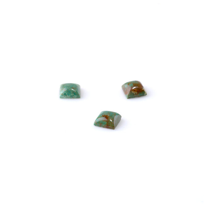 Hubei Turquoise 6mm Square Cabochon