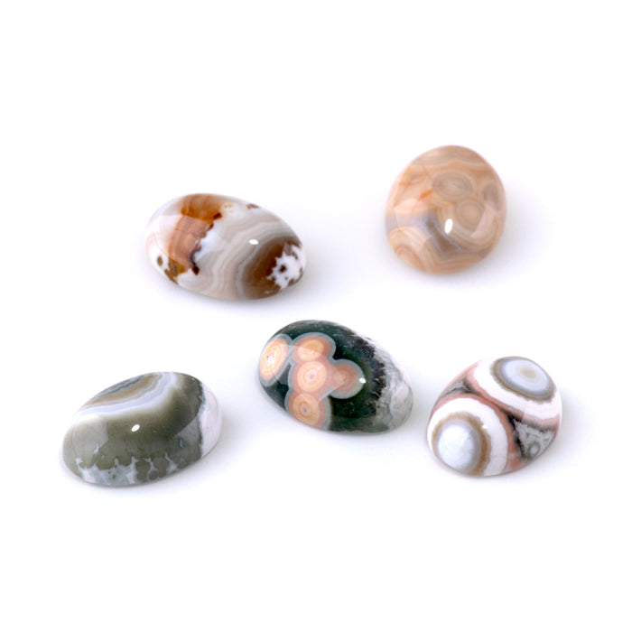 Ocean Jasper 13x18mm AAA Grade Oval Cabochon