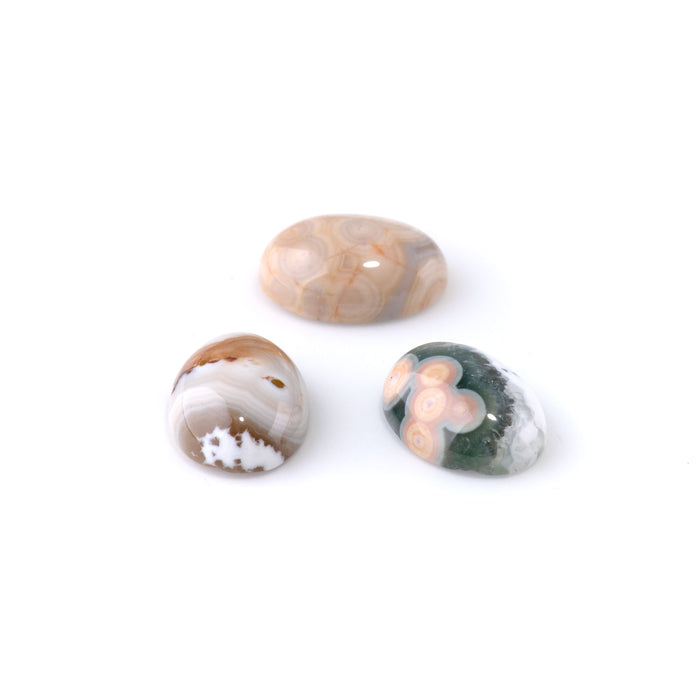 Ocean Jasper 13x18mm AAA Grade Oval Cabochon