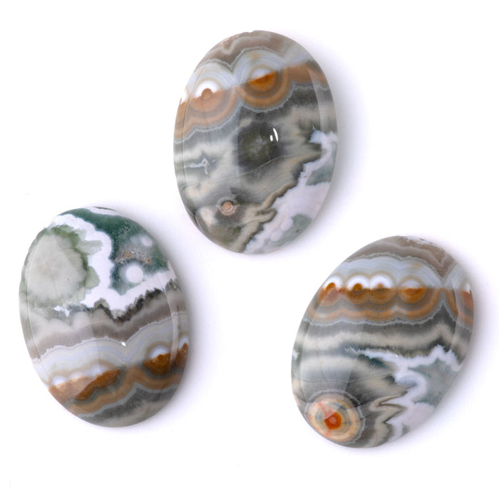 Ocean Jasper 22x30mm AAA Grade Oval Cabochon