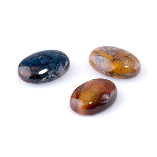 This is a Dakota Stones Pietersite cabochon from the Dakota Stones collection.