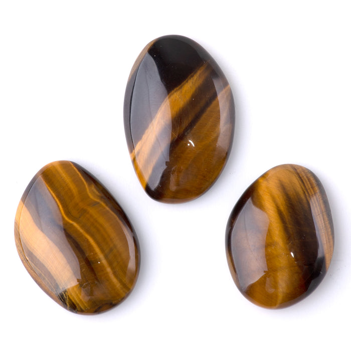 Tiger Eye 16-19x19-29mm AAA Grade Medium Free Form Cabochon