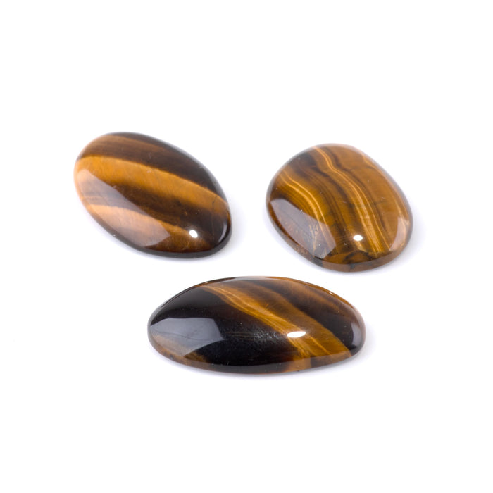 Tiger Eye 16-19x19-29mm AAA Grade Medium Free Form Cabochon