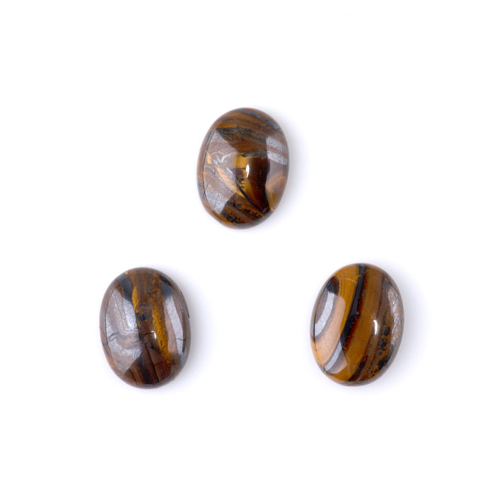 TIger Iron 12x16mm Oval Cabochon