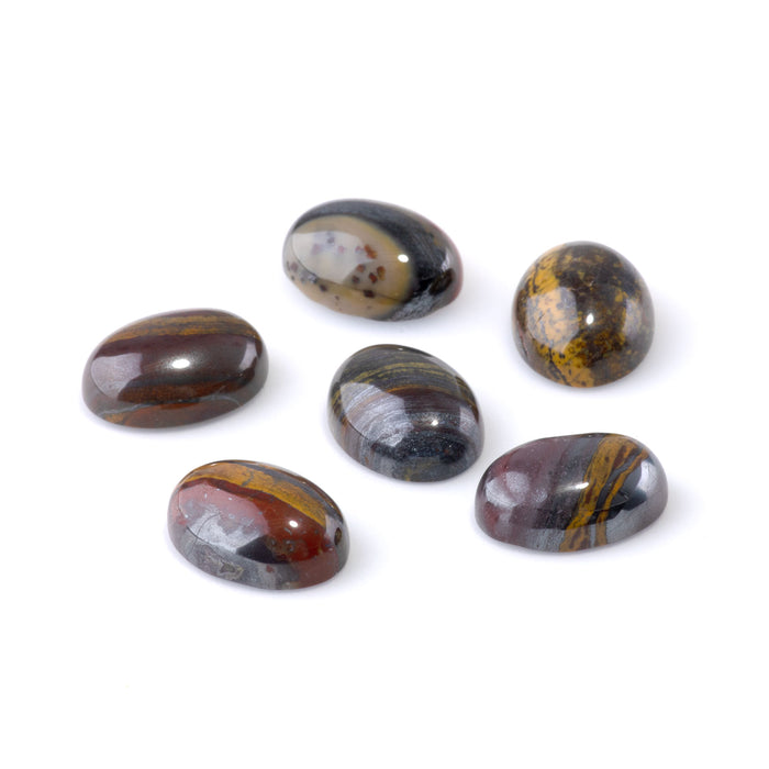 Red Tiger Iron 12x16mm Oval Cabochon