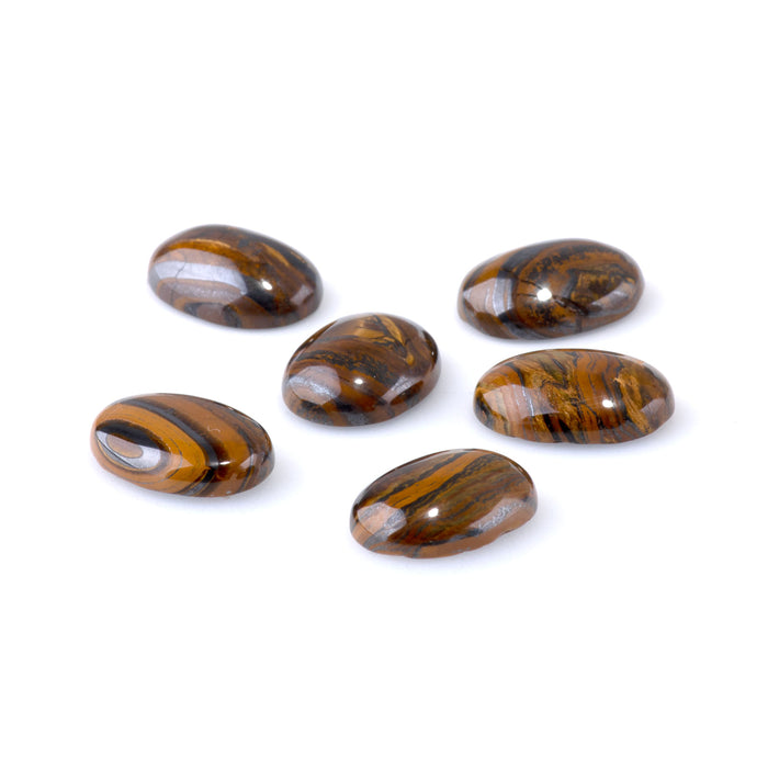 TIger Iron 12x16mm Oval Cabochon