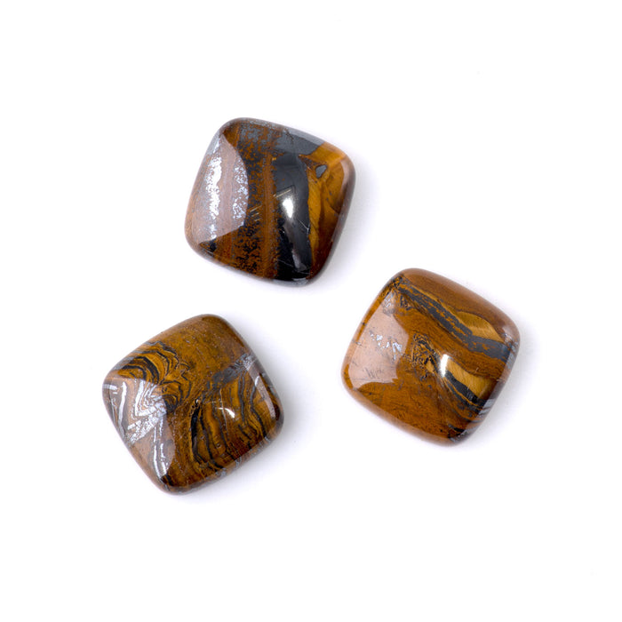 TIger Iron 16mm A Grade Square Cabochon