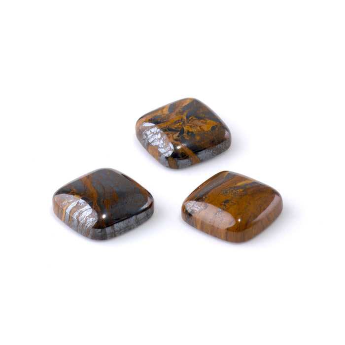 TIger Iron 16mm A Grade Square Cabochon