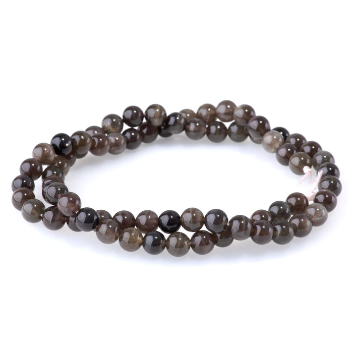 Cat's Eye 6mm Round A Grade - 15-16 Inch