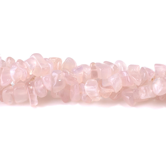 Chalcedony Pink 10-20mm Chips - 15-16 inch