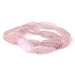 This is a Dakota Stones 13x22-30mm Pink Chalcedony Gemstone strand with oval beads in 15-16 inch strand.