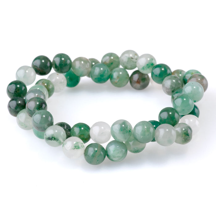 Green Chalcedony 8mm Round - 15-16 Inch