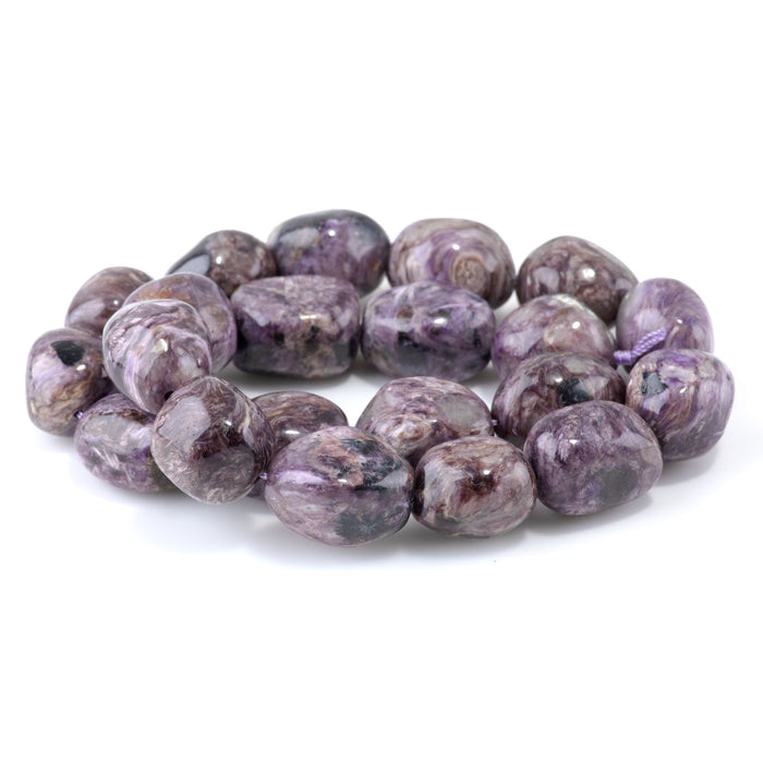 Charoite 14x16-18x24 Nugget - 15-16 Inch