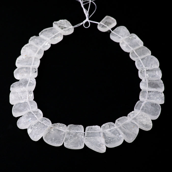 Crystal Quartz 13x20-20x28 Rounded Rough Collar