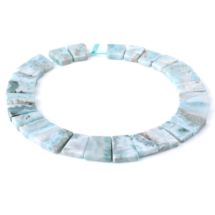 Larimar 15x18-18x28mm Collar