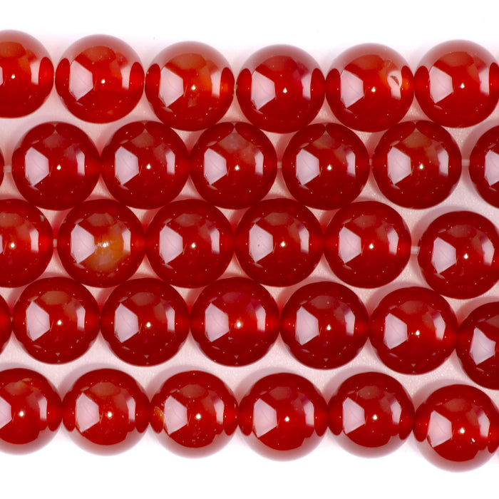 Carnelian 10mm Round - 15-16 Inch