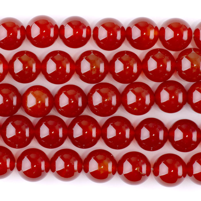Carnelian 12mm Round - 15-16 Inch