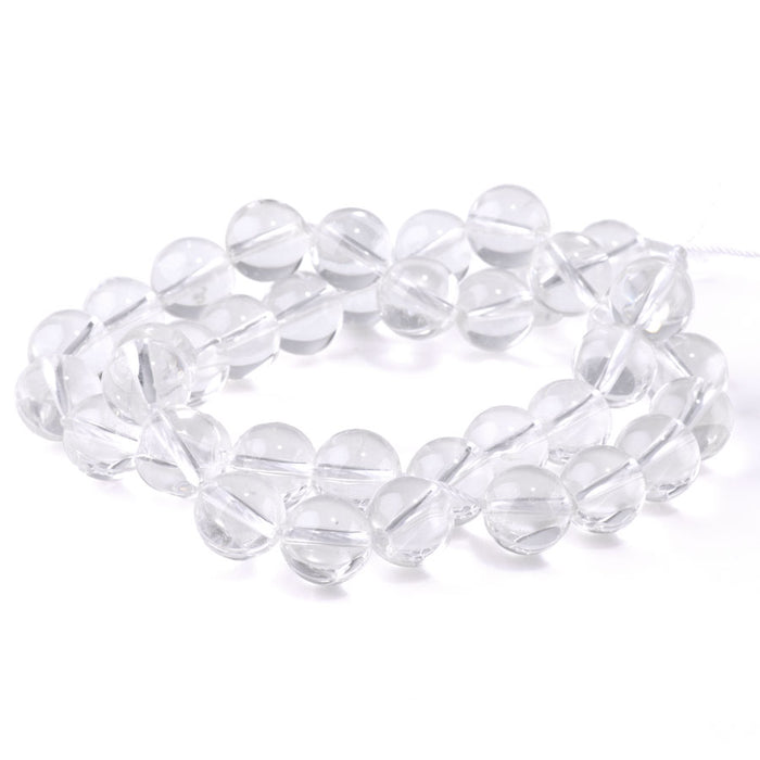 Crystal Quartz 10mm Round - 15-16 Inch