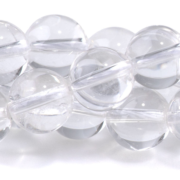 Crystal Quartz 10mm Round - 15-16 Inch