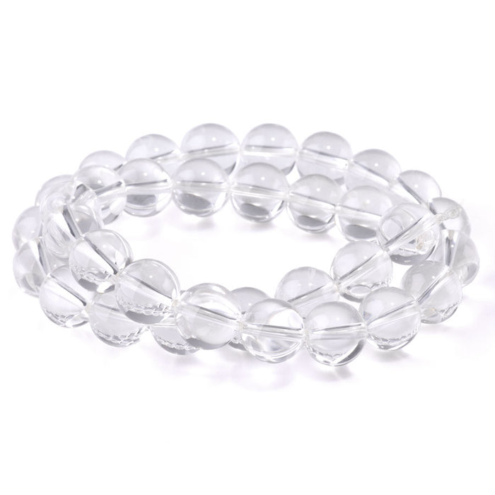 Crystal Quartz 12mm Round - 15-16 Inch