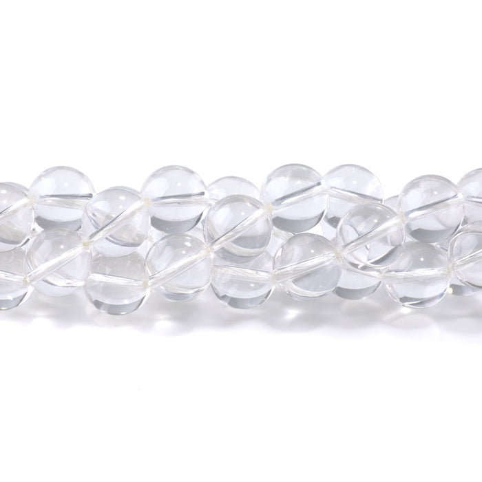 Crystal Quartz 15mm Round - 15-16 Inch