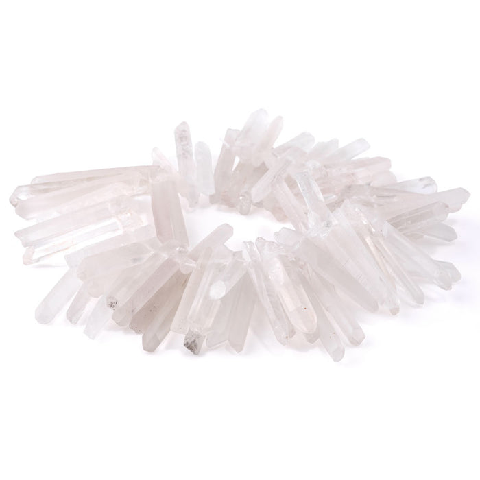 Crystal Quartz 4x18-4x25mm Point - 15-16 Inch