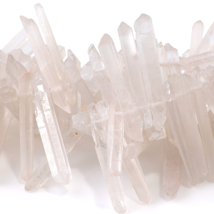 Crystal Quartz 4x18-4x25mm Point - 15-16 Inch